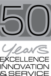 Ahs 50 Year Logo Grey Stacked